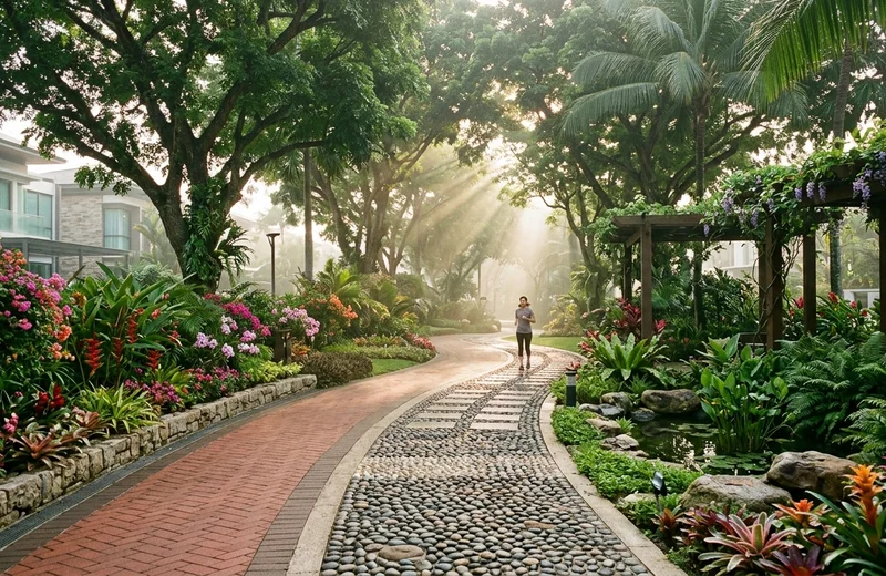 Landscaped Jogging and Reflexology Track